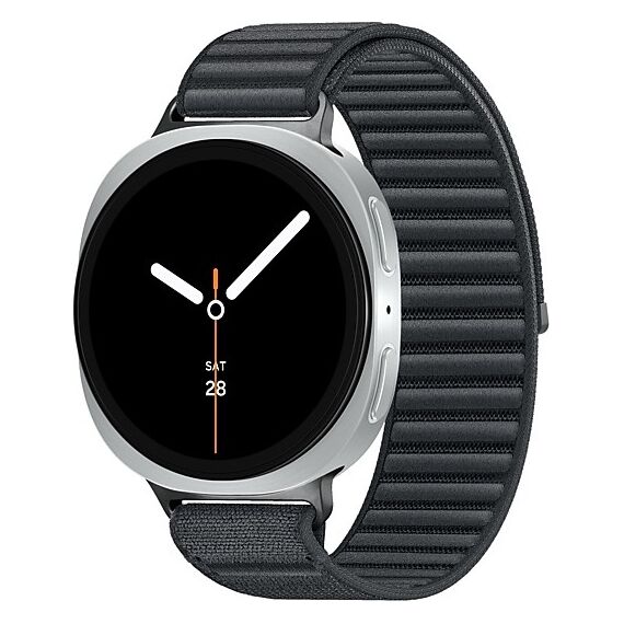 Galaxy Watch8 | 44 мм | Silver | Fabric/Graphite | S/M, Размер ремешка : S/M, Тип ремешка : Fabric, Размер корпуса : 44 мм, Подключение часов : Bluetooth / Wi-Fi, Цвет ремешка: Graphite, Цвет: Silver